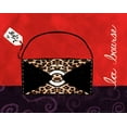 thumbnail image 2 of Matla, Jennifer 32x26 Black Ornate Wood Framed with Double Matting Museum Art Print Titled - Leopard Handbag II, 2 of 4