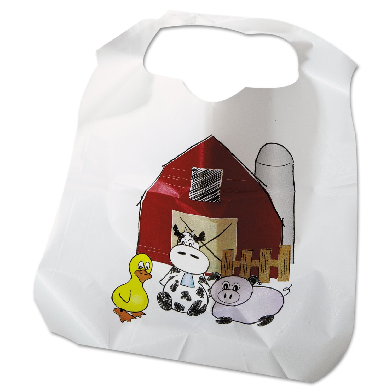 Atlantis Plastics ATL2BBCZF Disposable Childrens Zoo & Farm Pattern