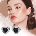 thumbnail image 2 of Boucles d'Oreilles en Argent Sterling pour Femmes Design en Zircon Coloré Doux et Cool, 2 of 9
