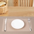 thumbnail image 3 of Estera de aislamiento térmico de un solo marco de pvc, estera de aislamiento térmico occidental de un solo marco, mesa decorativa simple y generosa, 6 uds., 3 of 5