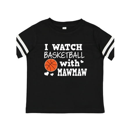 

Inktastic I Watch Basketball with Mawmaw Gift Toddler Boy Girl T-Shirt