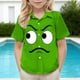 thumbnail image 5 of Blusa y camisa de manga corta con cuello vuelto para niños y niñas, moda, estampado bonito con bolsillo, camisa informal de manga corta para niño., 5 of 8