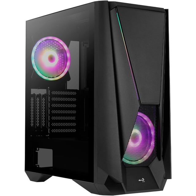 Gabinete Gamer AEROCOOL Visor 2 FAN ARGB Controladora Cristal Templado EATX Aerocool VISOR