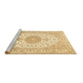 thumbnail image 2 of Ahgly Company Machine Washable Indoor Square Medallion Brown Traditional Area Rugs, 3' Square, 2 of 4