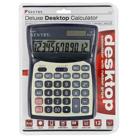 Sentry Industries CAL-CA277 Sentry Industries CAL-CA277 Black Deluxe Desktop Calculator