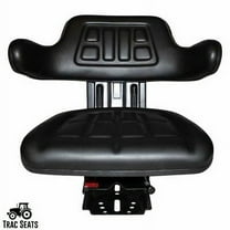 Black Tractor Suspension Seat Fits Ford / New Holland 3000 3600 3610 3900