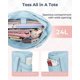 thumbnail image 2 of Tote Bag for Women, Large Tote Bag with Zipper, Quilted Puffer Bag Gym Bag for Women Handbag for Travel Work, 2 of 3