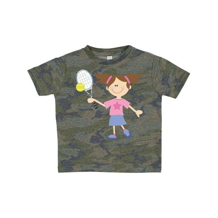 

Inktastic Tennis Girl Gift Toddler Toddler Girl T-Shirt
