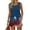 Dark Blue(American Flag Stars Striped), variant on Iaqnaocc Two Piece Sets for Women 4th Of July Outfits for Women Flag Square Neck Sleeveless Womens Tops and Shorts Summer American Flag Stars Matching Sets Women Clothing Black L