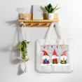 thumbnail image 5 of Yiaed Merry Christmas Gnome1 Print Fluffy Shoulder Bag Plush Bags Women Ladies Tote Bag Fluffy White Furry Purse Handbag for Autumn and Winter, 5 of 7