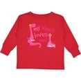 thumbnail image 3 of Inktastic My Mema Loves Me Girls Girls Long Sleeve Toddler T-Shirt, 3 of 5