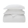 thumbnail image 2 of Superior Solid Cotton Flannel Duvet Cover Set, Full/ Queen, Ivory, 2 of 10