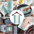 thumbnail image 3 of Aqua Teal White Ombre Kitchen Towels Set of 4, Water Absorbent Dish Towel, Modern Abstract Art Farmhouse Gradient Decorative Hand Towels - Quick Drying Cloth for Cooking Baking, 18x28 Inch, 3 of 8
