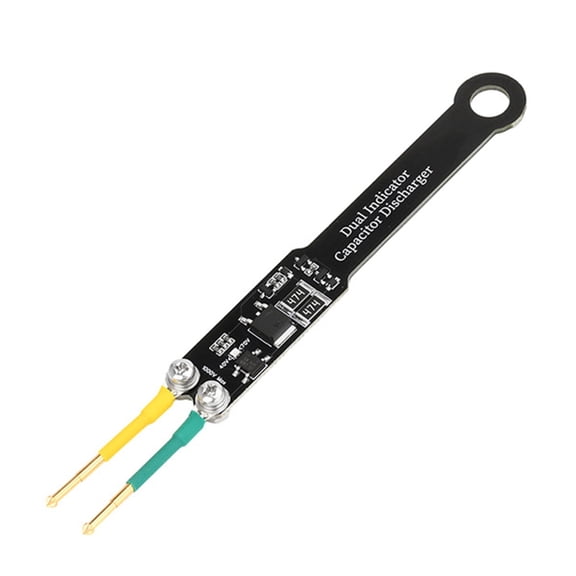 Portable Capacitor Discharge Pen Instrument for Safe Quick Residual Charge Release in Electronic Repair and Laboratory