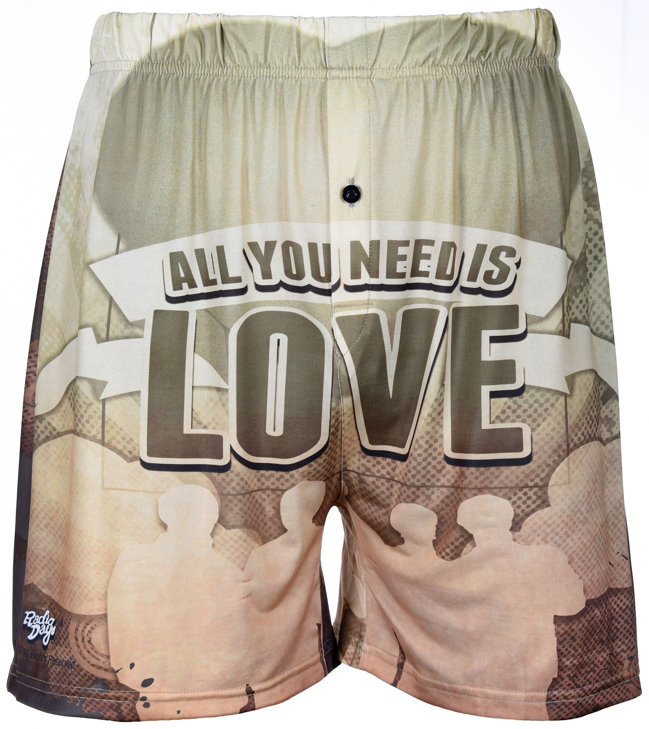 Men's Boxer Shorts Underwear by Brief Insanity The Beatles All You Need ...