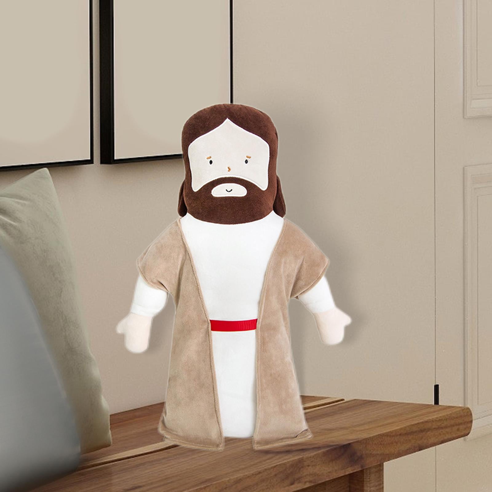 Menolana Jesus Plush Doll Religious Classic Decoration Gift Savior Ornament Stuffed Easter mas Church Kids Boys and Grils