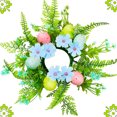 thumbnail image 4 of karymi Easter Simulation Easter Eggs Candle Holders Wreath Wedding Decoration Desktop Candle Wreath Gifts for Mom up to 70% off, 4 of 7