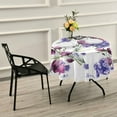 thumbnail image 7 of Dreamtimes Lavender Round Tablecloth 60", Waterproof Tablecloth Stain Resistant and Wrinkle Decorative Patio Table Cloths for Kitchen Dinning Room Party Home Garden Picnic, 7 of 7