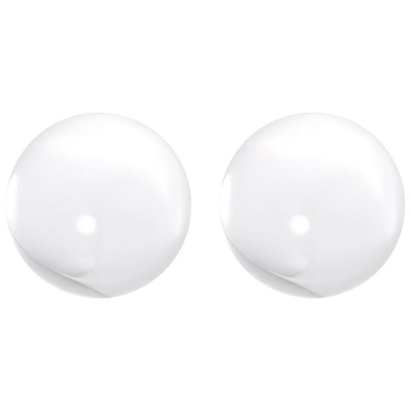 Unique Bargains 2 inch Contact Juggling Ball Ornament Acrylic Clear 2pcs
