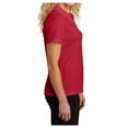 thumbnail image 4 of Yellow Rooster Women's PosiCharge Competitor Polo Shirts Deep Red 3XL, 4 of 6