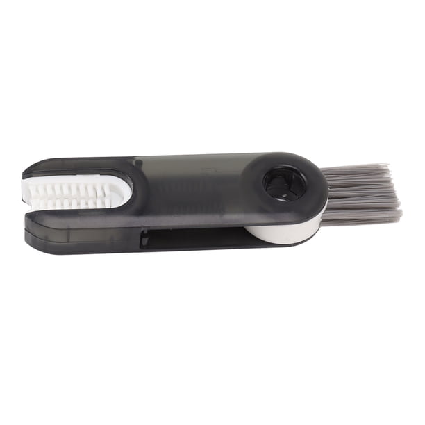 Cepillo para tapa de Botella 3 en 1, Cepillo Limpiador Multiusos de Acero inoxidable 304, Herramientas de Limpieza de Grietas con Tapa Giratoria de 360, Cepillo
