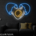 thumbnail image 2 of Glowneon Egg Heart Neon Sign, Egg Heart Led Sign, Egg Shop Led Light, 2 of 4