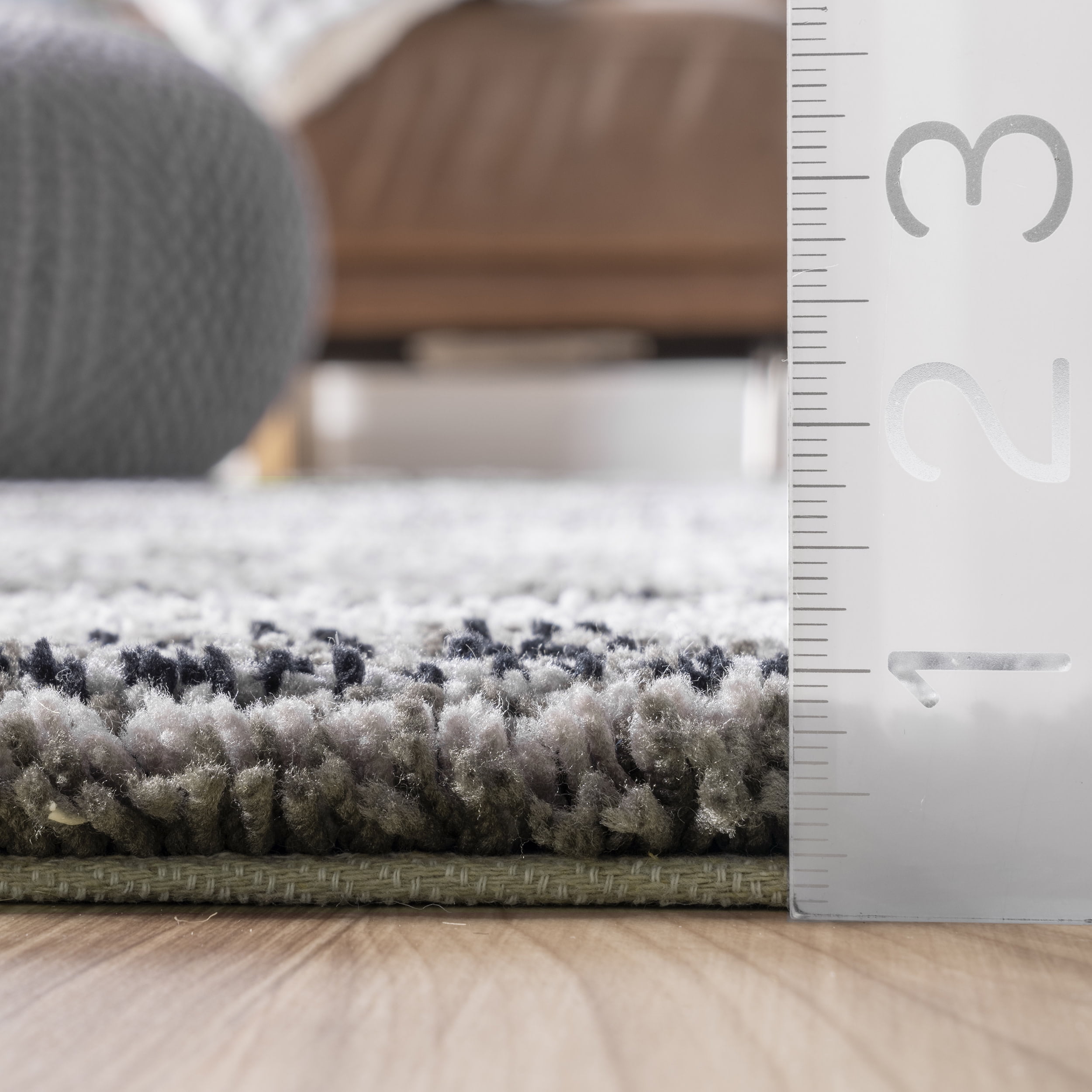 nuLOOM Ombre Shag Area Rug, Gray Multi, 2' x 3', Indoor Use