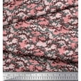 thumbnail image 3 of Soimoi polyester Crepe Fabric Two Tone Camouflage Print Fabric by the Yard 42 Inch Wide, 3 of 3