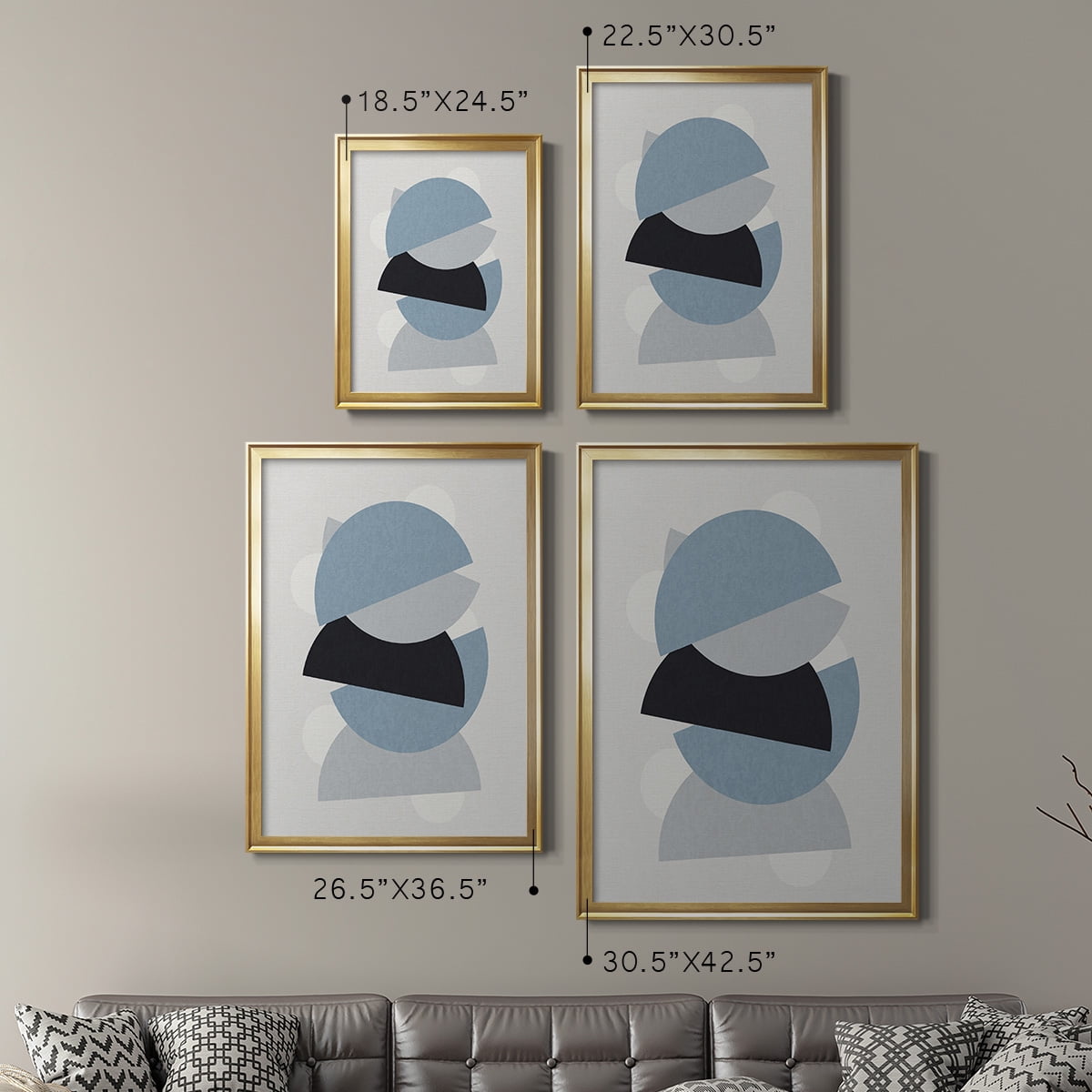 Shapely Blues I Premium Classic Framed Print - Ready to Hang