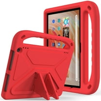 ELEHOLD for Amazon Fire HD 10 13th Generation 2023 Rugged Case Kids Friendly EVA Full Body Protective Handle Grip Kickstand Function Shockproof Kids Case for Fire HD 10 2023,Red