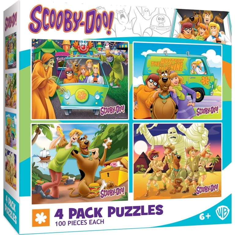 スクルージ・マクダックとタマトア 6枚セット MasterPieces Scooby-Doo! 4-Pack 100 Piece Jigsaw Puzzles for Kids