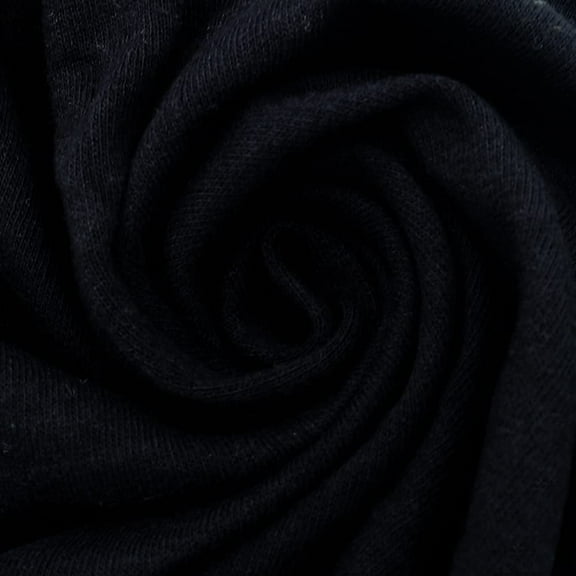 Stylish Fabric 60 in Cotton Spandex Solid Print French Terry,1 Yard.