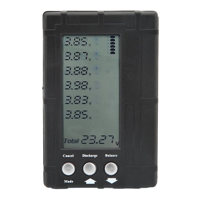 Monitor De Batería, Pantalla LCD Digital De Tamaño Compacto Peso Ligero Del Balanceador De Batería Para Modelo De Avión ANGGREK Otros