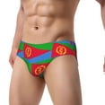 thumbnail image 4 of Men's Eritrea Flag Briefs Triangle Underwear Print Breathable Briefs, 4 of 7