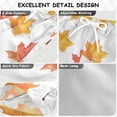 thumbnail image 2 of FORMRS Boys Swim Trunks Quick Dry Mesh Liner Boardshorts Sizes XS-XL, White Autumn Leaves, 2 of 7