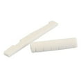 thumbnail image 1 of Natural Bone Bridge Saddle 72mm End Nut 43mm Part Slotted for Acoustic Guitar, 1 of 8