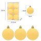 thumbnail image 2 of Adornos navideños, regalos navideños, 6 bolas decorativas para árbol de Navidad de 8 cm, para colgar en el hogar o fiestas., 2 of 2