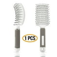 thumbnail image 1 of Cepillo de ventilación curvado y desenredante de cabello, cepillo de pelo de estilo profesional para hombres y mujeres, cepillo de pelo con ventilación para un secado más rápido, 1 of 5