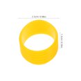 thumbnail image 2 of HONMEET 12Pcs Silicone Anti Slip Band for Squash Racket Handle Grip Saver, 2 of 7
