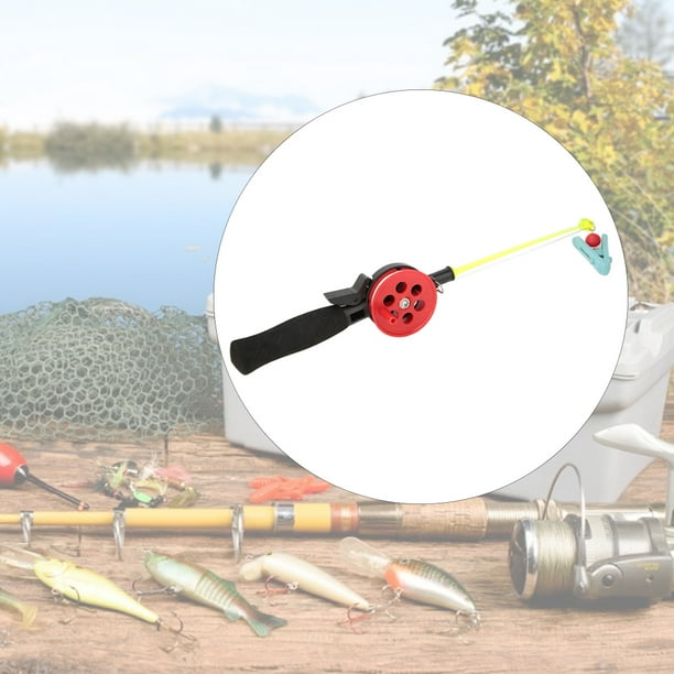 Ymiko 13.3in Rod And Reel Combo, 2pcs Fishing Pole, Crab Fishing Rod, Catching Shrimp Kids Fishing, Crab For Ice Fishing