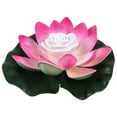 thumbnail image 1 of Floating Pool Light, Flower Pond Led Light with Color Changing, Floating Lamp Battery Operated Lily Pad Flower, Foam Flowers Ornament for Pond Decor, 1 of 6