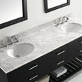thumbnail image 3 of Caroline MD-2272-BGRO-WH-012 Estate 72 Inch Double Bathroom Vanity Set In White, 3 of 9