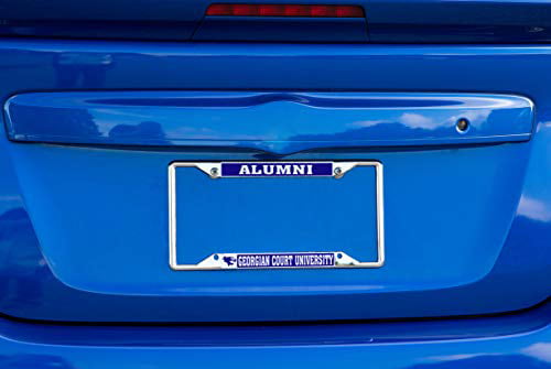 Alumni Desert Cactus Georgian Court University Lions NCAA Metal License Plate Frame for Front or Back of Car Officially Licensed 