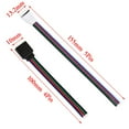 thumbnail image 2 of 2/10 Pcs RGB RGBW LED Strip Light For 3528 5050 4 pin 5 Pin Wire  Adapter Male Female Connector 2PCS 4PIN FEMALE, 2 of 8