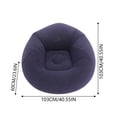 thumbnail image 3 of BotaniNest Portable Inflatable Air Sofa For Outdoor Camping Beach Picnic Festival Comfortable, 3 of 4