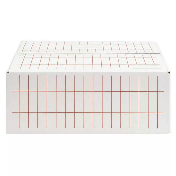 Scatch Packet Medium Mailing Box: Cardboard Shipping & Moving Box, 14" x 10", White, Flap Closure