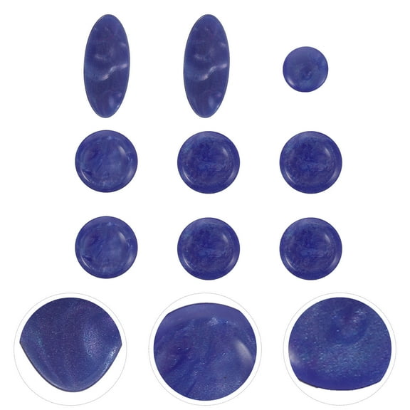 OATIPHO 9Pcs Premium Plastic Blue Saxophone Buckle Snaps Lightweight Instrument Accessories