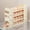 Khaki, variant on Automatic Rolling Egg Dispenser, 30 Egg Storage for Refrigerator, 4-Tier Space Saving Plastic Egg Organizer for Kitchen Fridge Door