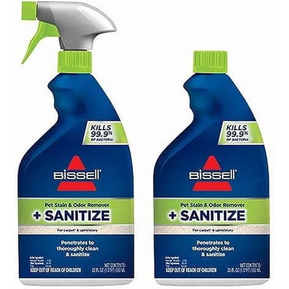 Pet Stain & Odor Remover Sanitize Formula, 22 oz, 2 Pack, 11299