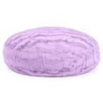 thumbnail image 5 of Jaxx Cocoon 4 Foot Kids Bean Bag Chair and Crash Pad - Faux Fur Bellflower Purple, 5 of 5